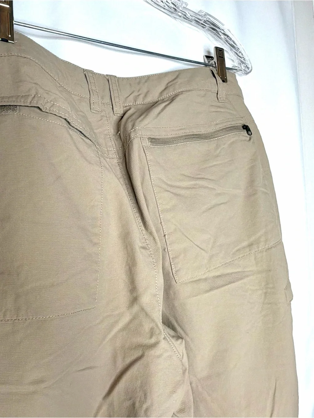 The North Face Men's Khaki Zip-Off Cargo Pants